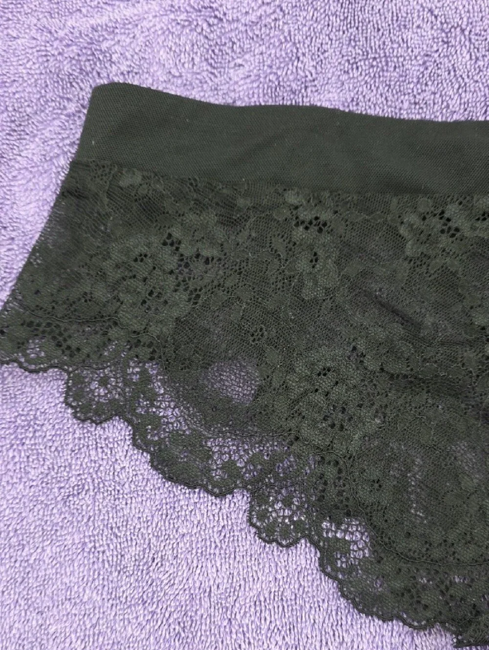 NWOT Black Lace Bra & Panty Set with Garters - Women Intimates